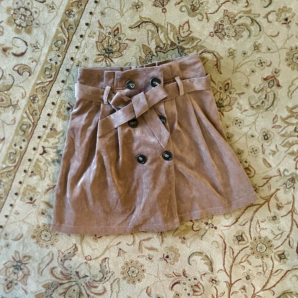 Altar’s State Brown corduroy skirt Sz Sm